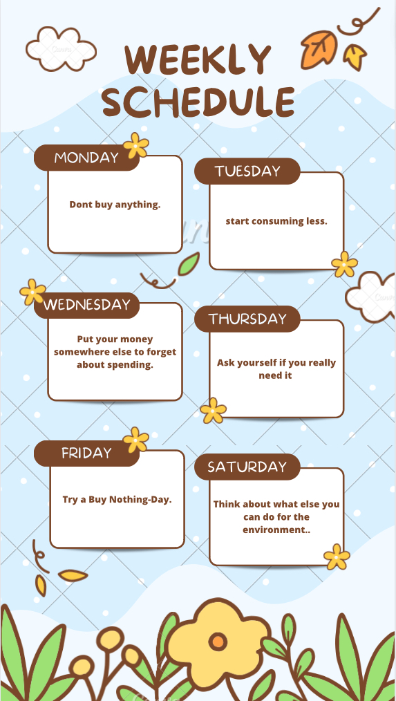 2024 02 09 Buy nothing day poster by Milla